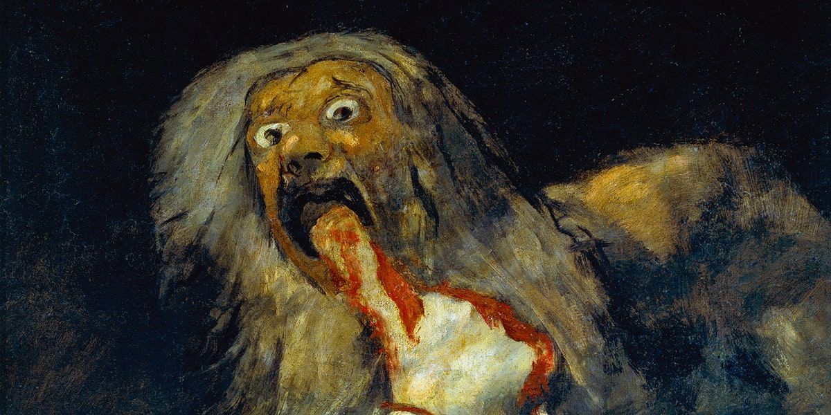 Saturn Devouring His Son, Francisco Goya, 1820-1823