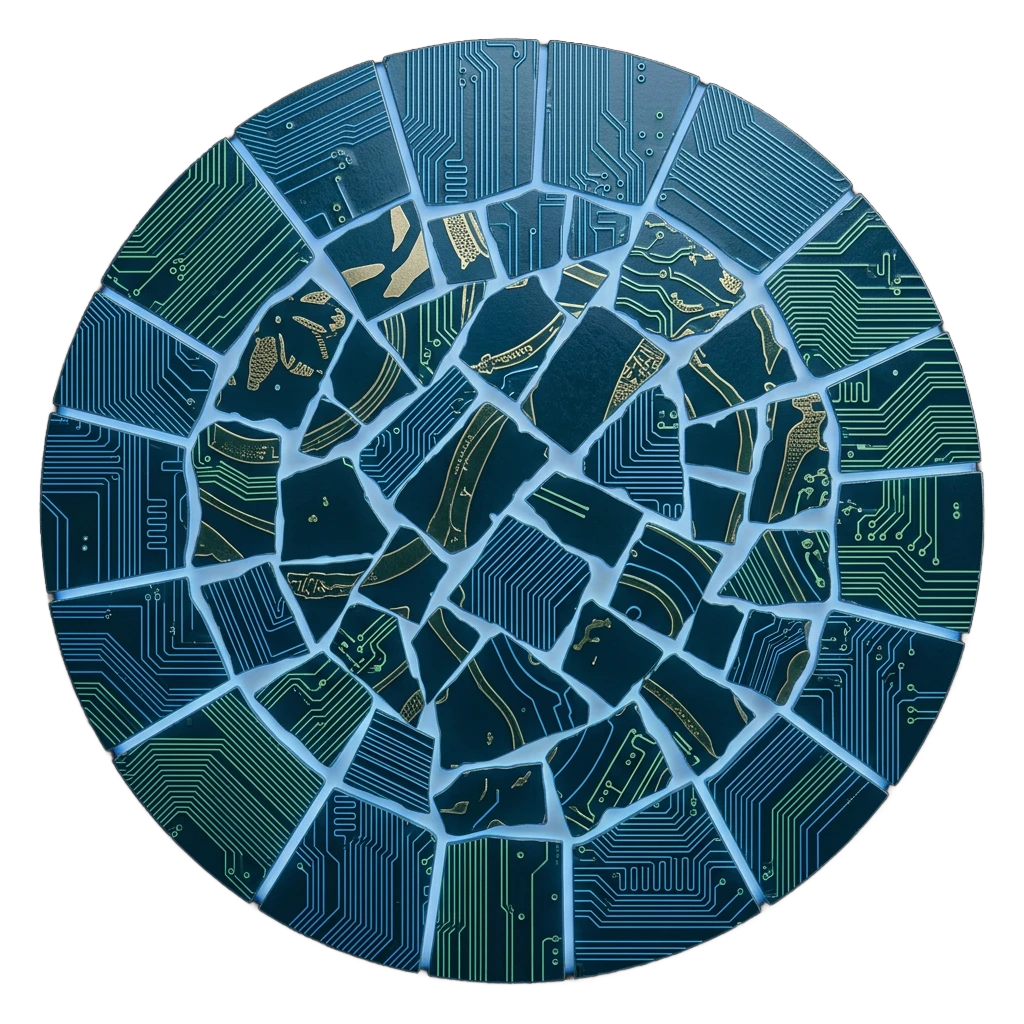 Fragmented circuit board object