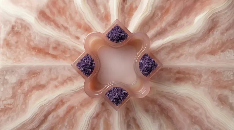 Salt ceramic tile pattern